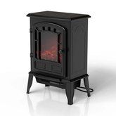 Elektrische haard - Incl. Vlameffect - Zwart